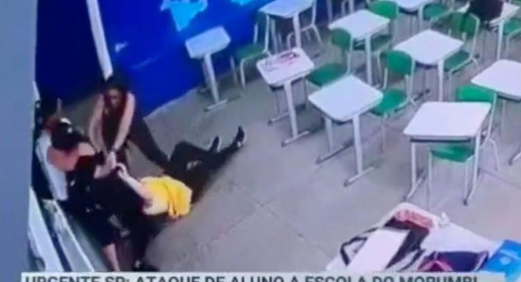 Profesora muere tras ser apuñalada por alumno, en Brasil: VIDEO