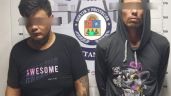 Detienen a dos hombres en Cancún por alterar el orden público