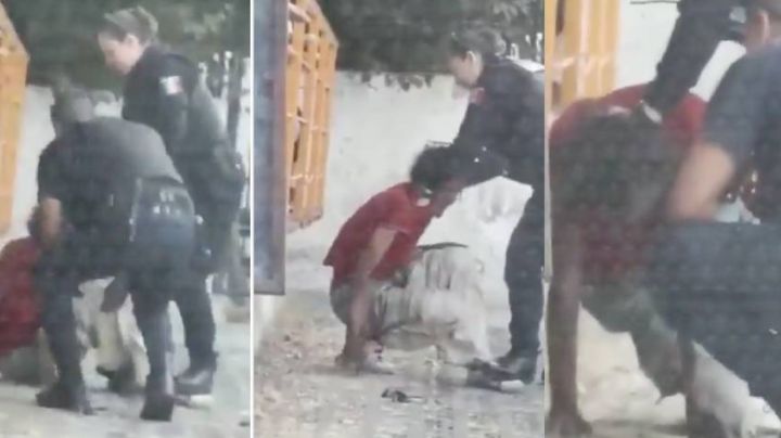 Policías de Guadalajara golpean a hombre en situación de calle: VIDEO