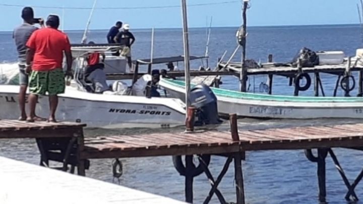 Hallan lancha de pescadores desaparecidos en Dzilam de Bravo