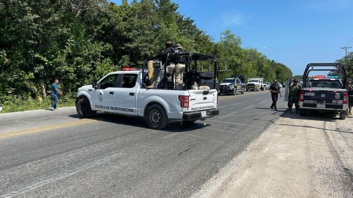 Cancún: Aseguran vehículo y arma de fuego relacionados con ataque a policías en Bonfil