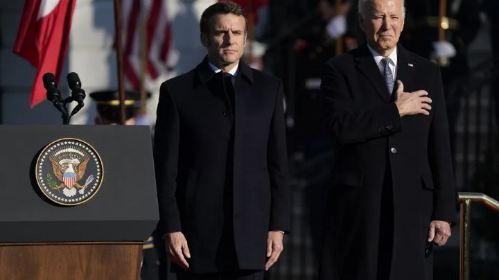 Biden y Macron reafirman su apoyo a Ucrania