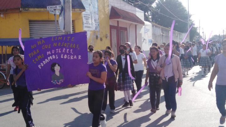 8M: En Yucatán, marchan por el Día Internacional de la Mujer