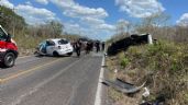 SSP Yucatán confirma 8 heridos en trágico accidente en la Mérida-Cancún