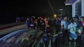 Vecinos de Flamboyanes aprovechan un accidente para protestar contra el Ayuntamiento de Progreso