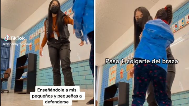 Maestra de México enseña a sus alumnos a defenderse de un secuestro y se vuelve viral: VIDEO