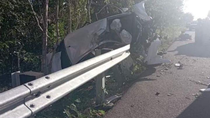 Mueren dos mujeres en un aparatoso accidente en la vía Mérida-Cancún