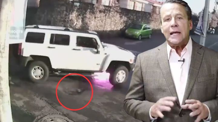 Revelan el momento exacto en el que la camioneta de Alfredo Adame se incendió: VIDEO