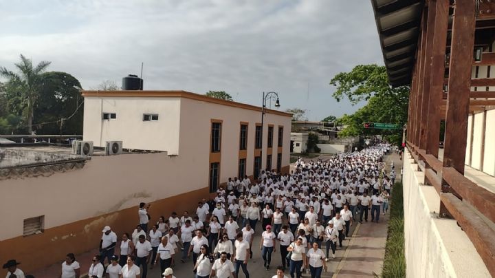 Día del Trabajo: 500 empleados en Felipe Carrillo Puerto marchan este 1 de Mayo