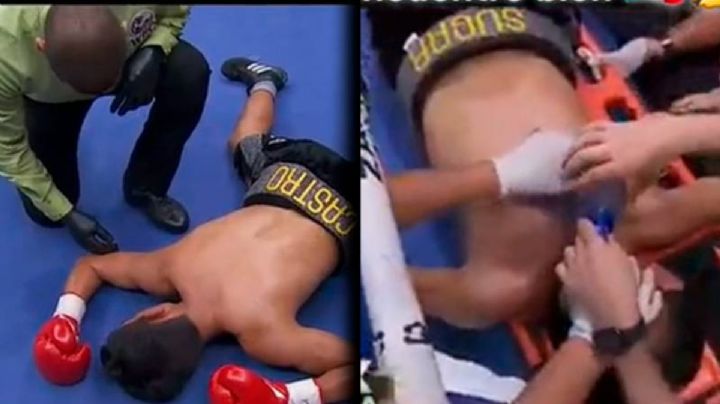Boxeador mexicano es noqueado con golpe ilegal y paramédicos lo tiran de la camilla: VIDEO