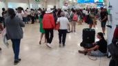 'Balú' acapara miradas en el aeropuerto de Cancún