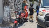 Accidente de moto en Ciudad del Carmen deja 2 personas lesionadas