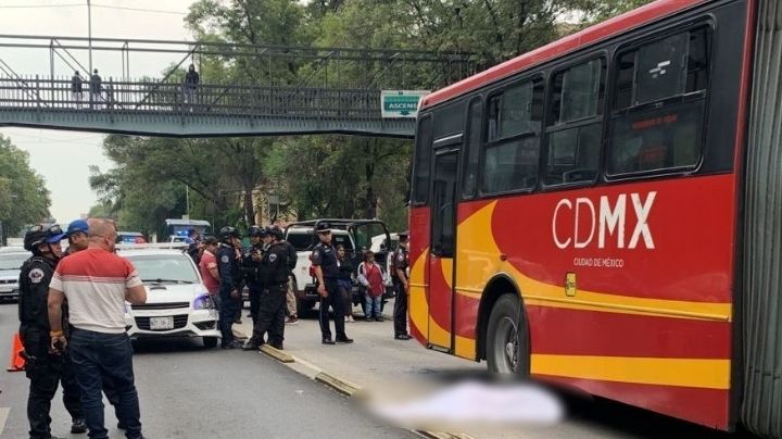 Mujer muere atropellada por un Metrobús en la CDMX: Así fue el momento