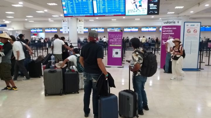 Reportan vuelos retrasados en el aeropuerto de Cancún: EN VIVO