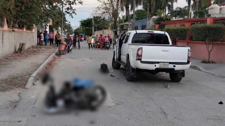 Cancún: Adolescente pierde la vida en Bonfil tras chocar contra una camioneta
