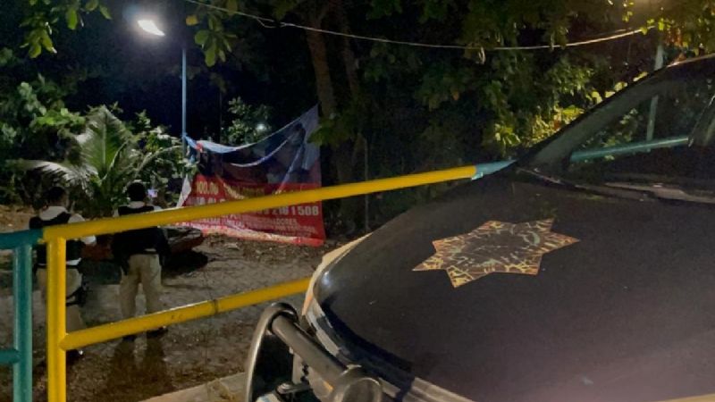 Aparecen tres narcomantas en Ciudad del Carmen, Campeche