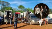 Grabaciones de 'Bandidos' de Netflix causan estragos en la carretera Seyé-Acanceh