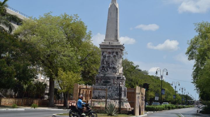 A más de un año, INAH inicia rescate de monumentos en Paseo de Montejo