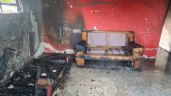Hombre se queda dormido con un cigarro prendido e incendia su hogar en Tizimín
