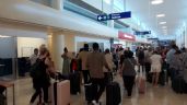 Reportan demoras en llegadas al aeropuerto de Cancún: EN VIVO