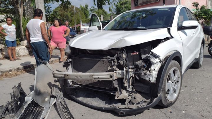 Pipa causa aparatoso accidente en Felipe Carrillo Puerto