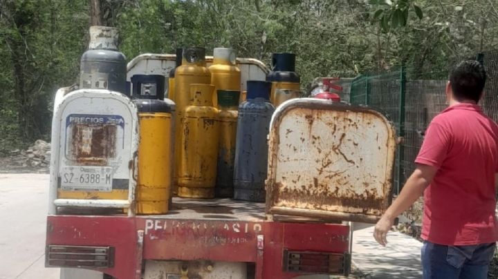 Explota tanque de gas LP en Playa del Carmen y deja a un hombre con quemaduras de tercer grado