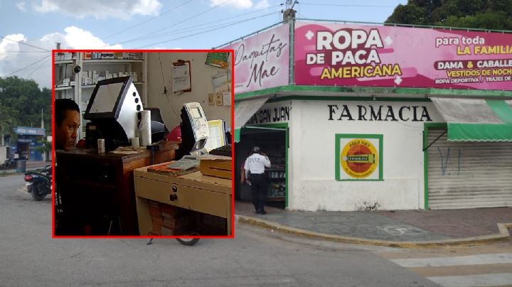 Captan a ladrón cuando robaba en una farmacia de Felipe Carrillo Puerto: VIDEO