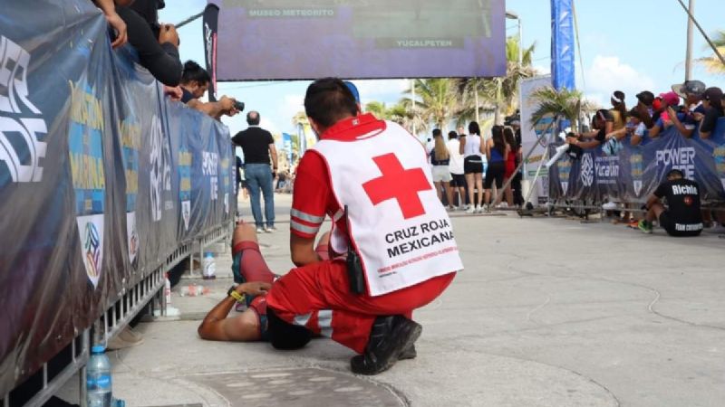 Maratón Marina 2023 en Progreso deja 52 atletas lesionados y dos hospitalizados