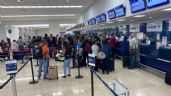 Usuarios del aeropuerto de Mérida cambian de aerolínea ante posible huelga de Volaris