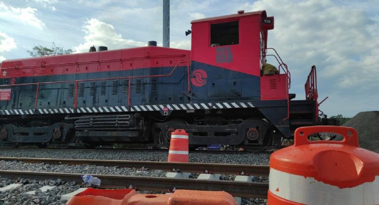 Tren Maya en Quintana Roo: Llega locomotora con material para la obra