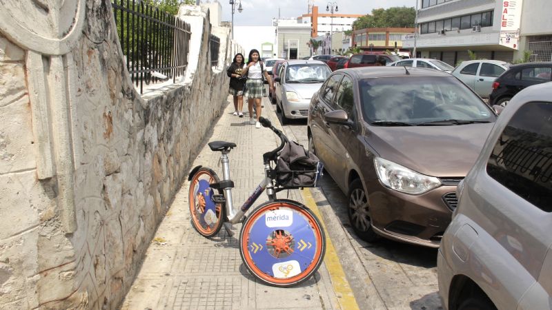 En Bici en Mérida: Sin luces y guardalodos operan las bicicletas de Renán Barrera a casi un mes de uso