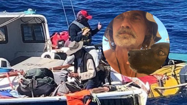 Rescatan a náufrago australiano junto a su perrita en Colima; sobrevivieron 3 meses en el mar