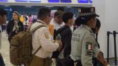 Aeropuerto de Mérida: INM traslada a tres migrantes centroamericanos a la CDMX