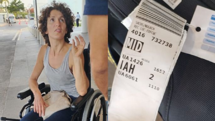 Extranjera queda varada en el aeropuerto de Mérida; no tiene pagado su vuelo de regreso a EU