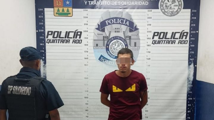 Arrestan a ladrón de una tienda de abarrotes en Playa del Carmen