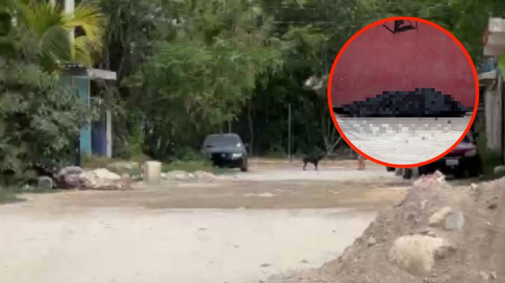 Abandonan cuerpo con signos de tortura en una cancha en Playa del Carmen
