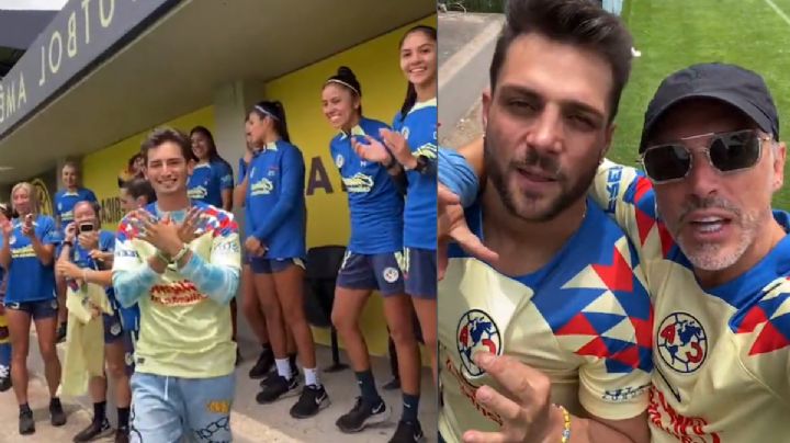 Sin Wendy, el Team Infierno se reencuentra para apoyar al Club América Femenil: VIDEO