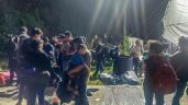 INM rescata a 350 migrantes hacinados en un tráiler ne Veracruz