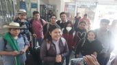 Jóvenes campechanos regresan de la CDMX tras presentar obra teatral en el Zócalo el 15 de septiembre