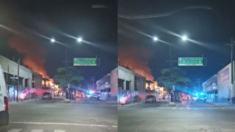 Fuego consume el bar 'La Pandemia' en Playa del Carmen; se presume fue provocado