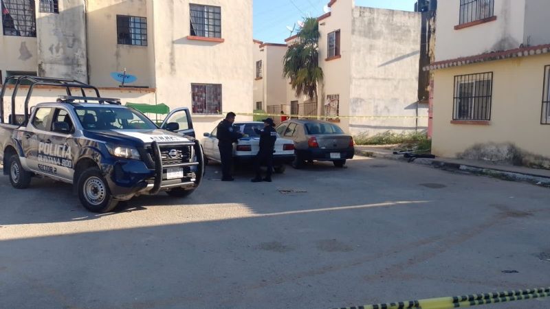 Ejecutan a un hombre en calles del fraccionamiento Villas Otoch Paraíso de Cancún