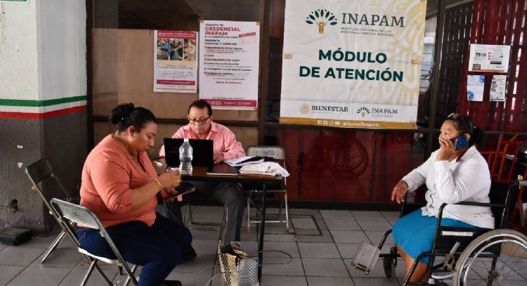 En Campeche, 93 mil adultos mayores cuentan con los beneficios del INAPAM