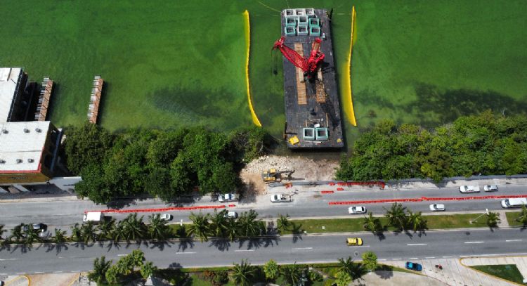 Inician obras del Puente Nichupté en la avenida Kukulcán de la Zona Hotelera de Cancún