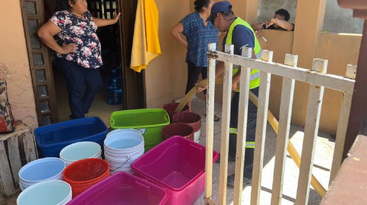 Isla Mujeres cumple 48 horas sin agua por la ruptura de un ducto en Punta Sam
