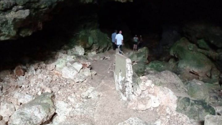 A tres años del colapso, gruta de Xtacumbilxunáan en Hopelchén, continúa sin rehabilitación