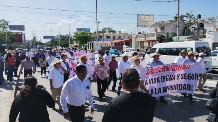 Ganaderos de Campeche marchan para exigir seguridad en el campo: EN VIVO