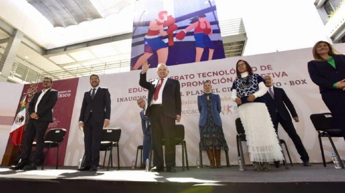 AMLO inaugura en Tepito el Bachillerato Tecnológico de Educación y Promoción Deportiva