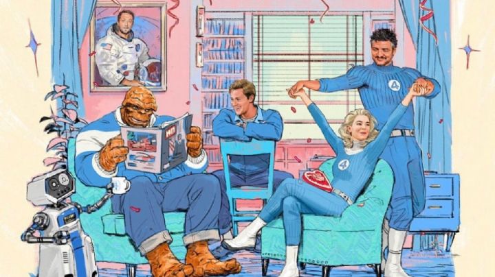 Marvel revela el primer póster de los 'Cuatro Fantásticos': Conoce al elenco y fecha de estreno