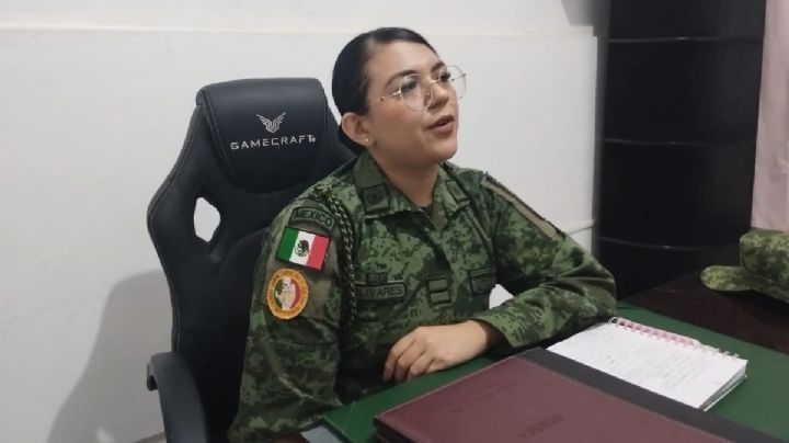 Día de la Mujer Mexicana: Campechana, con entereza militar