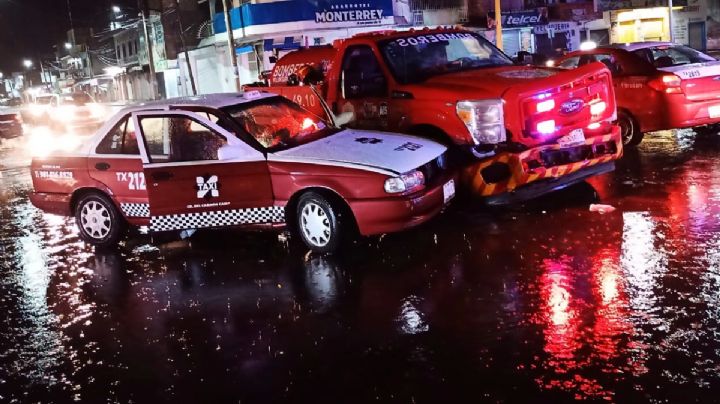 Accidentes viales en Ciudad del Carmen causan caos durante la noche lluviosa
